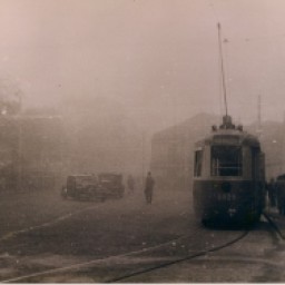 Tranvía en la Plaza de la Emperatriz (1950)