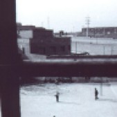 Patio de la cárcel de Carabanchel desde una celda (1975)